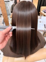 チェリッシュ(Cherish) 髪質改善カラーココアブラウンメテオトリートメント