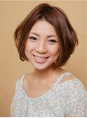 大人可愛いラフボブ