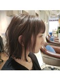 切りっぱなしボブ