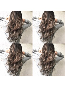 ディー エメ(D-aimer-) バレイヤージュアッシュスタイル