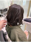 切りっぱなし外ハネミディ
