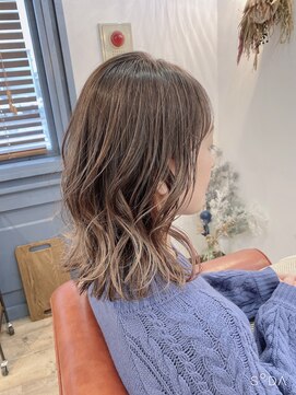 ヴェルム ヘア デザイン(Velum.HAIR DESIGN) イヤリングカラーピンク