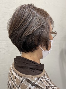 シエル 藤沢店(CIEL) 丸みボリュームショートボブ