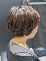 ジエクト 本店(The Ect)&nbsp;丸みショート×くせ毛活かし×ハンドブローのみ