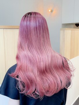 テン 栄店(tenn) ヨシンモリ/艶pink/韓国ヘア/イルミナカラー/髪質改善【kuroda】