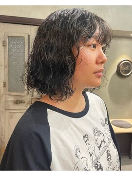 インディゴドロップ(indigo drop) bob × perm