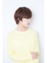 スパイス(SPICE) 30代40代オレンジブラウン×小顔くびれショートボブ