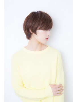 スパイス(SPICE) 30代40代オレンジブラウン×小顔くびれショートボブ