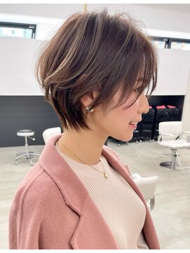 ノエ ナゴヤ(NOE NAGOYA) 女性らしいショートスタイル/髪質改善カラー