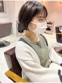 *滝田*イメチェン小顔丸みショートボブ似合わせカットレイヤー