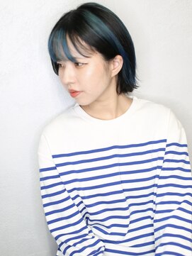 バース(BIRTH) 天神【BIRTH】フェイスフレーミングハイライト切りぱなしボブ