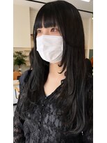 リンイチマルサン(Lin.103)&nbsp;【顔周りレイヤー×黒髪ロング】　山下　泰世