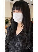 【顔周りレイヤー×黒髪ロング】 山下 泰世