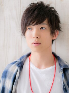 グルーミングサロン バーバー キャッスル 北浦和西口(Grooming salon Barber Castle) グレージュカラーでこなれ感！くせ毛風ショートマッシュS北浦和