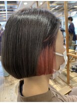 クラップス 京急富岡(CLAPS)&nbsp;ダブルカラーショートボブインナーカラーハイライトケアブリーチ