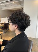 ツイストスパイラルパーマ×マッシュ