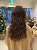 ロング×ウェーブパーマ