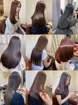 イニット 奈良新大宮(init.) 20代30代40代髪質改善トリートメント艶感ストレート透明感