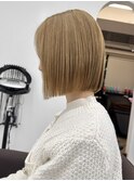 切りっぱなしボブ