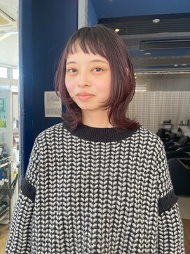 コワファースト 大分(COIFF1RST) 外はねミディアムウルフ