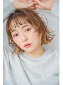 大人カジュアルなボブパーマ