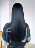 美髪おくれ毛韓国前髪カットヘアロング_ba550463