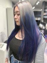 いろあそび 八王子&nbsp;【ルーツカラー】ホワイト×ネイビー×バイオレット