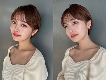全席個室美容室 Zina 錦糸町 髪質改善＆トリートメント【11月OPEN（予定）】の写真/[#小顔#似合わせ］【似合わせカット+アイロン仕上げレクチャー￥4900】この秋の抜け感ショート[錦糸町]