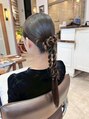 ルチア ヘア ステラ 京都店(Lucia hair stella) カチモリヘア/編み込み/ハーフアップもお任せ!二次会ヘアも◎