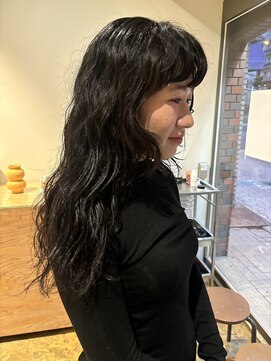 ハマモト ロングパーマ