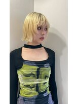 エンドリンク(endlink) タッセルボブグラデーションカラーヘアカラーマッシュウルフ