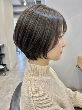 バッカ(BACCA) 丸みシルエットで若見え◎上品ショートボブ