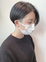 ステアケース ギンザセブン(stair:case ginza7) 大人ナチュラル刈り上げクールハンサムショートボブ