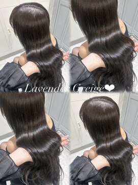 ジーナ 新宿(Zina) 【あかね】艶感たっぷり 7トーン ラベンダーグレージュ