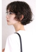 原宿ショートボブパーマニュアンスパーマ外国人風パーマ20代30代