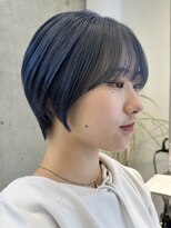 サンクプロジェクト(cinq PROJECT)&nbsp;透明感ネイビーボブレイヤー