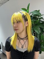 hyon myon/RISEbyREVO 綾瀬店【ヒョンミョン】&nbsp;ハッシュカット/デザインカラー/グレージュ[綾瀬駅/韓国ヘア]