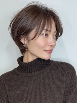スノードロップ 荻窪(Snowdrop)の写真/大人女性の艶カラーとオージュアトリートメントで美髪を叶える贅沢時間♪荻窪/荻窪駅/ショート/髪質改善