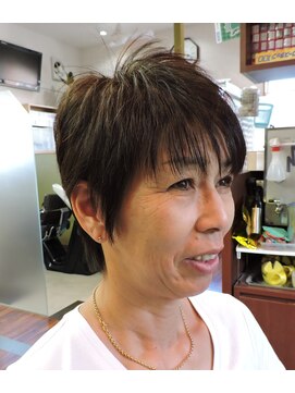 ユニサロンクボタ ショートレイヤーウルフ