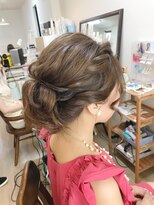 ロカット サロン(Roquat Salon)&nbsp;ゆるふわアップアレンジ【ヘアセット　立川/立川南/浴衣/袴】