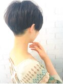 【morio池袋】大人かわいい刈り上げ黒髪センシュアルショート
