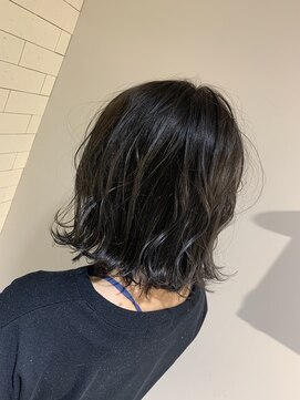 エイトタマプラ たまプラーザ店(EIGHT tamapla) 【EIGHTたまプラ】デザインカラー_切りっぱなしボブ