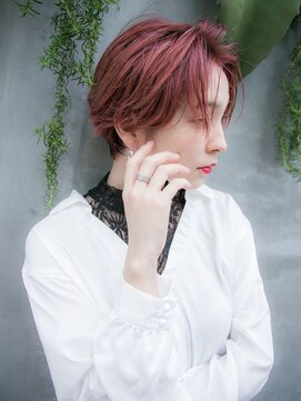 ルティア 池袋(Lutia) カシスレッドで春カラー