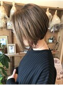 ハイライト×アッシュベージュ