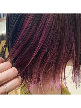 シャンプーボーイ ☆ダークグレー×ベリーピンク☆