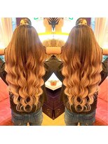 エクステ市場×ノブ 横浜関内店(NOB) 〈NOB×エクステ市場〉グラデーションシールエクステ