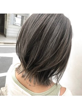 ヘアメイク リーフ 茂原店(HAIRMAKE Leaf) 透明感カラー×ミディ