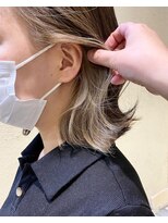 キャパジャストヘアー(CAPA just hair)&nbsp;インナーカラーベージュ_ナチュラルボブ