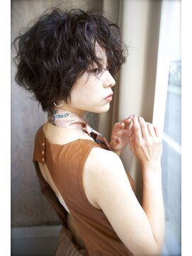 クレドガーデン 西新井店(CRED GARDEN) 黒髪ふわふわボブ/大人可愛い前下がりショート20代30代#西新井s