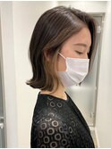 アースカラー/くびれヘア/デザインカラー/似合わせカット[渋谷駅